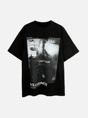 T-shirt imprimé illustration abstraite