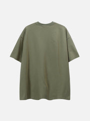 T-shirt imprimé portrait abstrait