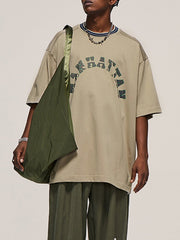 T-Shirt mit Alphabet-Print