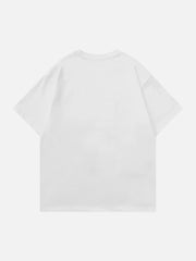 T-Shirt mit Alphabet-Print