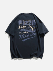 T-Shirt mit Alphabet-Print