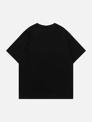 T-Shirt mit Alphabet-Print