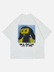 T-shirt imprimé personnage de dessin animé américain