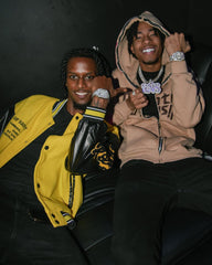 Veste de baseball American Creative Flame Elements brodée de lettres - 1608