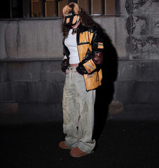 Amerikanische bestickte Jeans mit geradem Bein - 1651