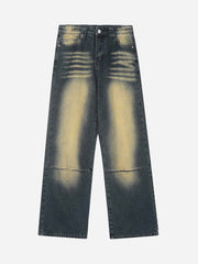 Jeans mit Buchstabenstickerei im American Gothic-Stil – 1936