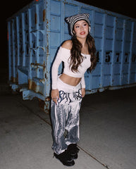 Jean brodé American Heavy Industry Ink Splash -1403