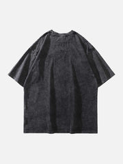 T-shirt imprimé hip-hop américain pour femme