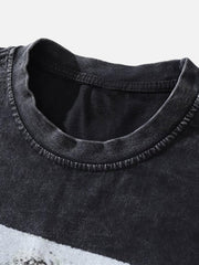 T-shirt imprimé hip-hop américain pour femme