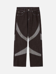 Jeans patchwork américains