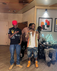 Jeansshorts mit amerikanischem Pentagramm-Quasten-Patch - 1681