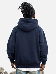 Sweat à capuche en velours patchwork rétro américain - 1929