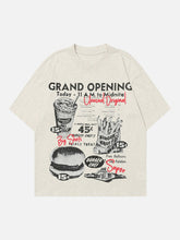 Amerikanischen Retro Hip-Hop Schwarz Und Weiß Aufkleber T-shirt