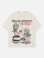 Amerikanischen Retro Hip-Hop Schwarz Und Weiß Aufkleber T-shirt