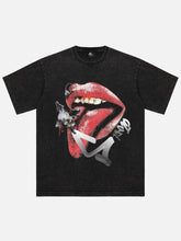 Amerikanisches T-Shirt mit Retro-Print – 1902