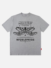 American Street – Preppy – Oversize-T-Shirt mit Schmetterlings-Print