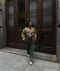 American Vintage Schachbrett-Patchworkjacke – 1853