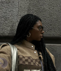 American Vintage Schachbrett-Patchworkjacke – 1853