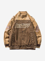 American Vintage Schachbrett-Patchworkjacke – 1853