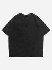 American Vintage Washed Skeleton Old T-shirt - 1620