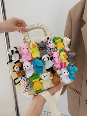 Puppenhandtasche "Tierwelt"