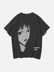 Anime Girl Print Tee