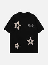 Applique Embroidery Star Tee