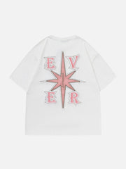 Applique embroidery Star Tee