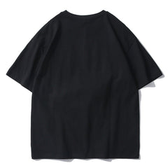 T-Shirt mit Bären-Rucksack-Grafik