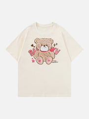 T-shirt brodé ours