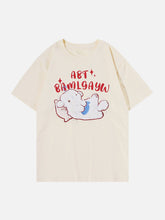 Bear Graphic Flocking Tee