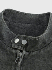 Veste en jean style motard - 1935