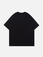 T-Shirt mit Schleife und Kirsch-Print