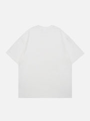 T-Shirt mit Schleife und Kirsch-Print