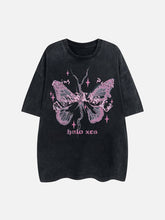 T-Shirt mit „Broken Moth“-Stern-Print