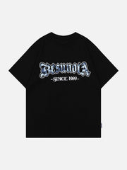 T-Shirt mit Broken Star-Print