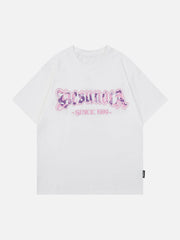T-Shirt mit Broken Star-Print