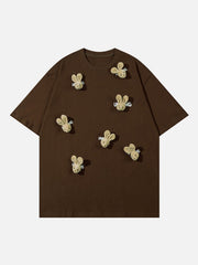 T-Shirt mit Hasenpuppen-Print