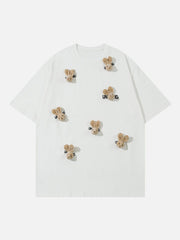 T-Shirt mit Hasenpuppen-Print