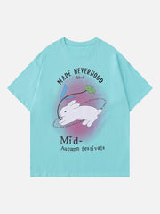 Bunny Flower Print Tee