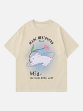 Bunny Flower Print Tee