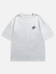 T-Shirt mit Schmetterlings-Grafik