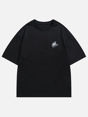 T-Shirt mit Schmetterlings-Grafik