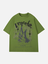 Butterfly Letter Print Tee