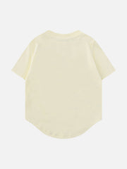 T-Shirt mit Schmetterlings-Print