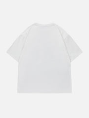 T-Shirt mit Schmetterlings-Print