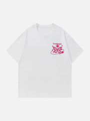 T-Shirt mit Schmetterlings-Print