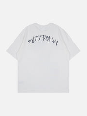 T-Shirt mit Schmetterlings-Print