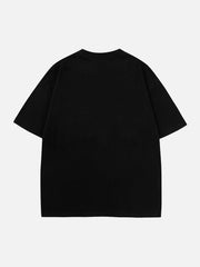 T-Shirt mit Schmetterlings-Quasten-Patch