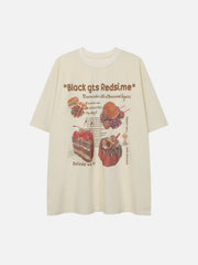 Cakes Print Cotton Tee